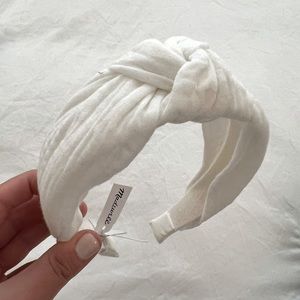 White Madewell headband - new with tags